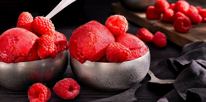 Recipe vegan raspberry ice cream