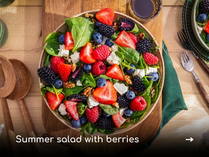 Recipe inspiration summer berry salad
